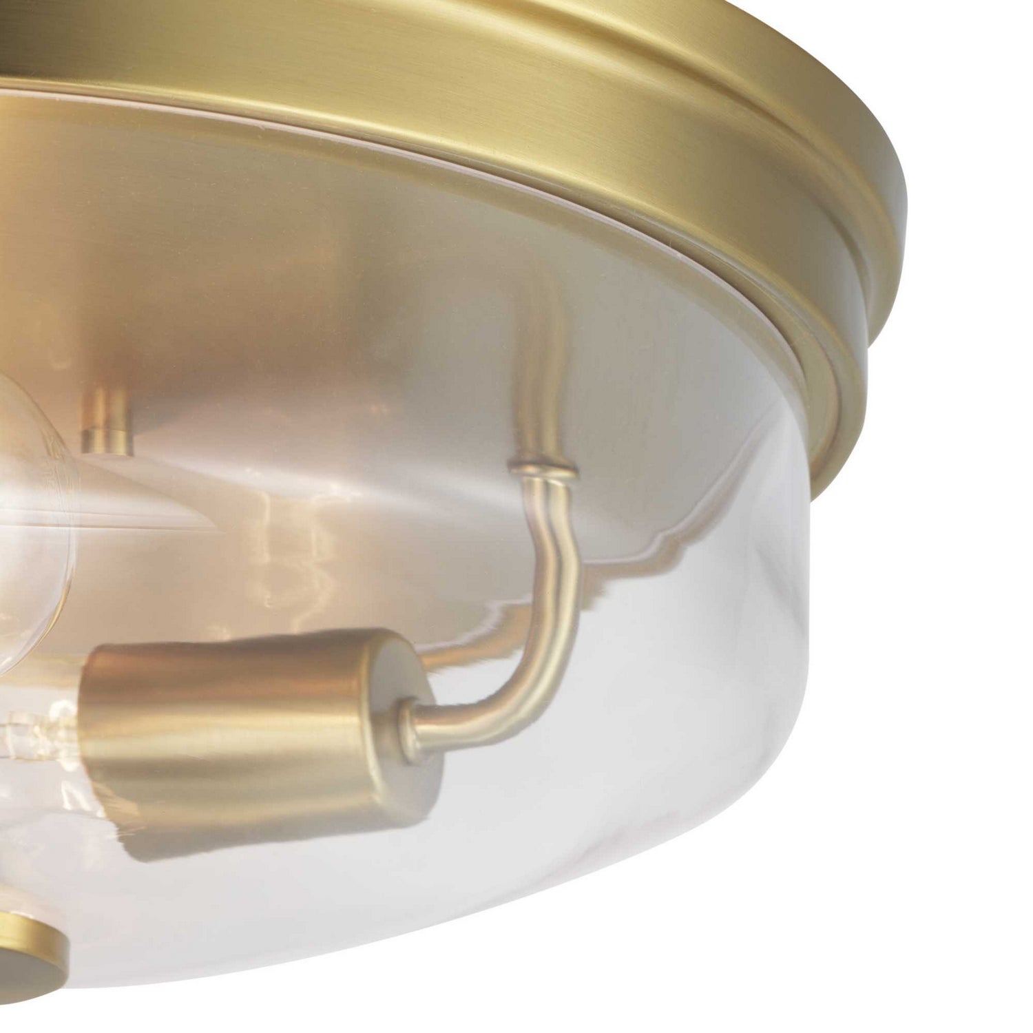 Progress Lighting - P350121-109 - Two Light Flush Mount - Blakely - Brushed Bronze