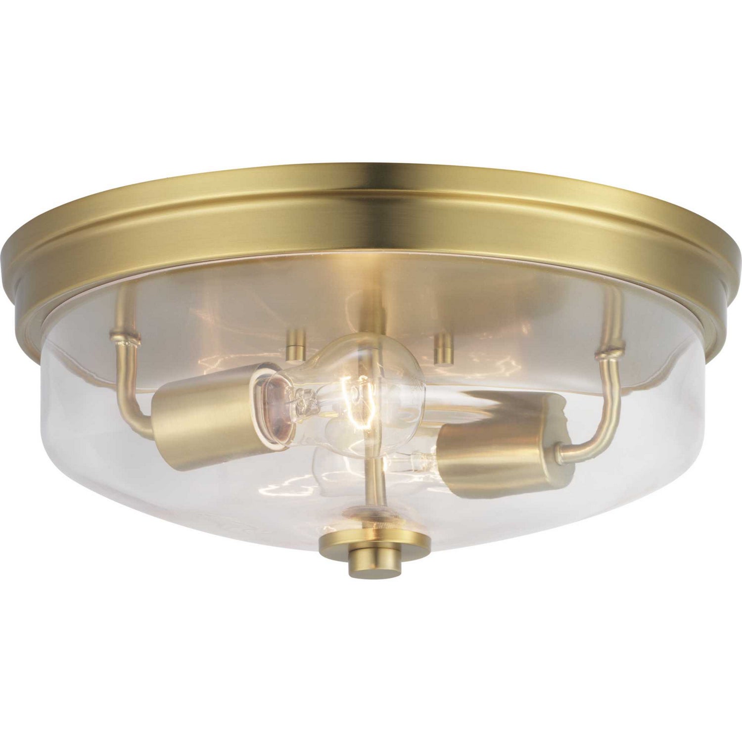 Progress Lighting - P350121-109 - Two Light Flush Mount - Blakely - Brushed Bronze