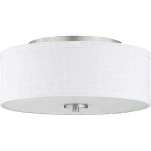 Progress Lighting - P350130-009 - Two Light Flush Mount - Inspire - Brushed Nickel