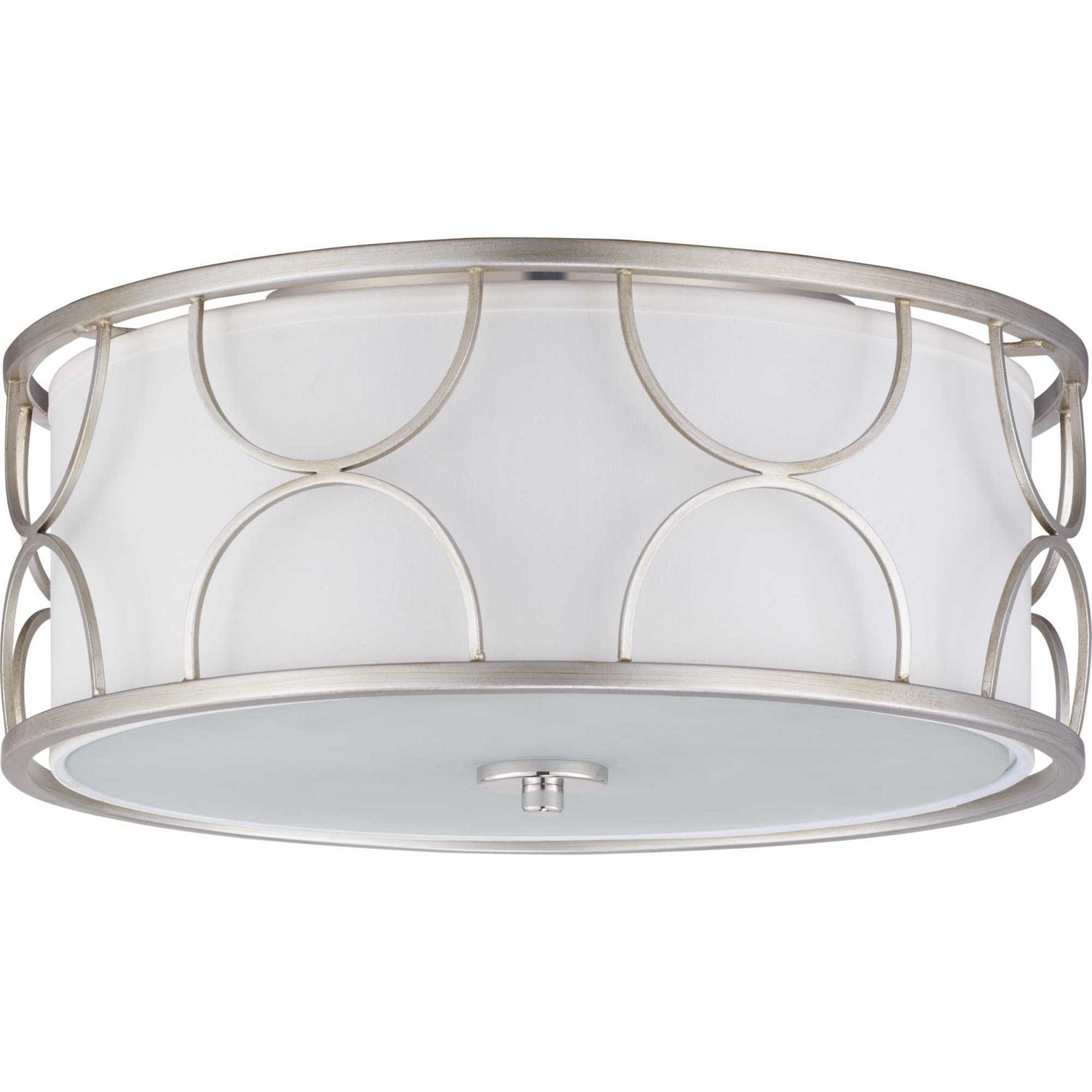 Progress Lighting - P350132-134 - Three Light Flush Mount - Landree - Silver Ridge