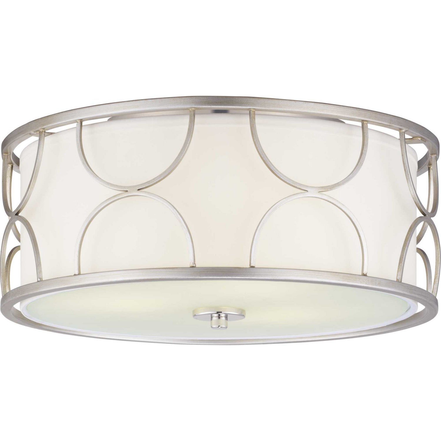 Progress Lighting - P350132-134 - Three Light Flush Mount - Landree - Silver Ridge