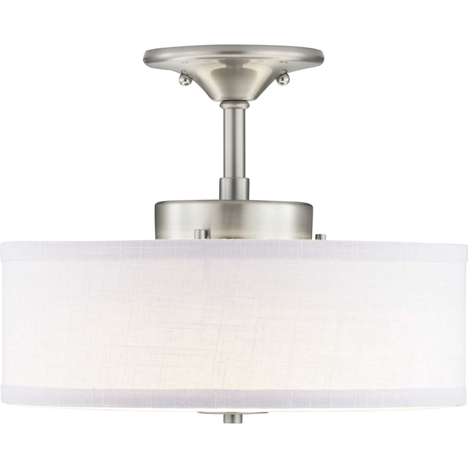 Progress Lighting - P350134-009-30 - LED Semi-Flush - Inspire Led - Brushed Nickel