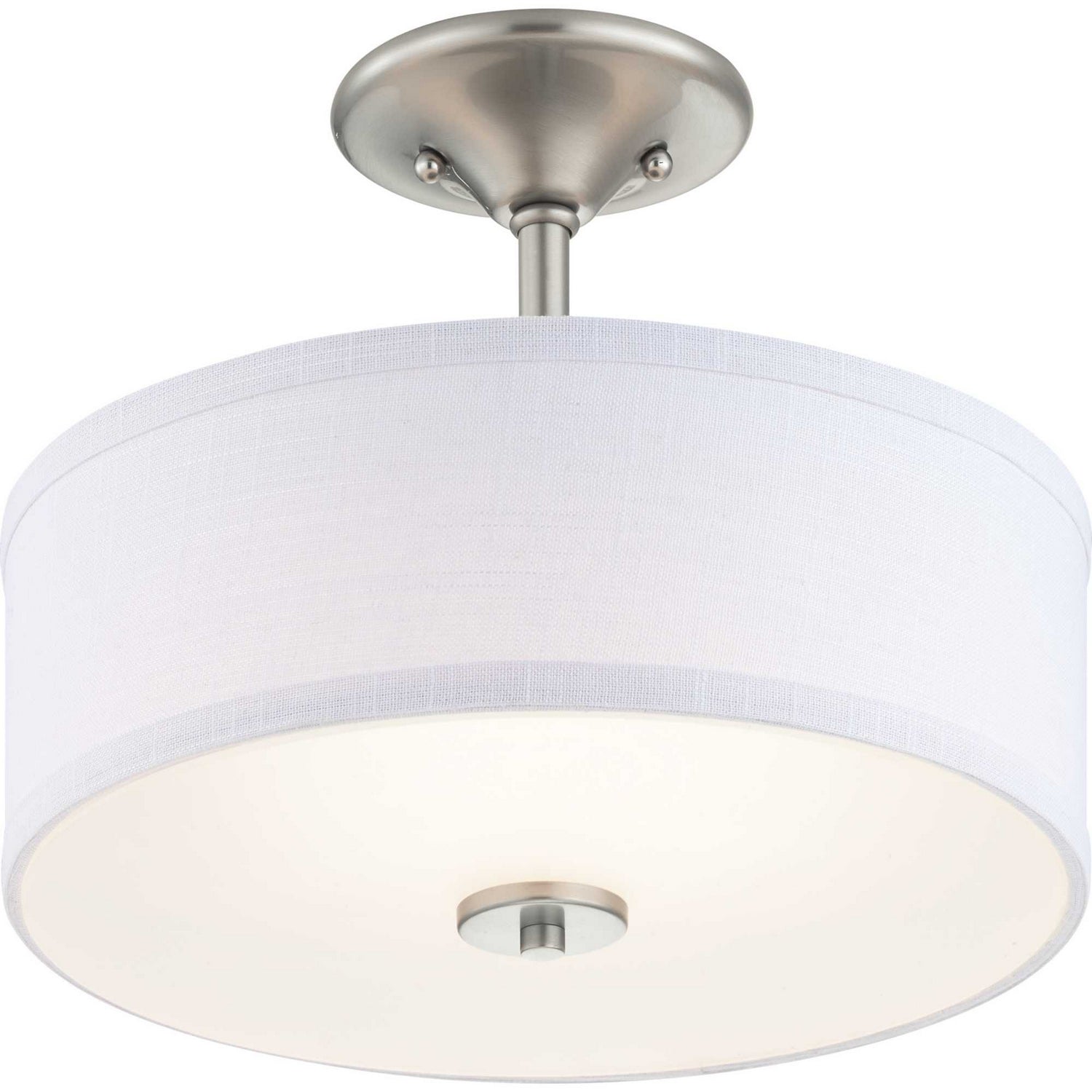 Progress Lighting - P350134-009-30 - LED Semi-Flush - Inspire Led - Brushed Nickel