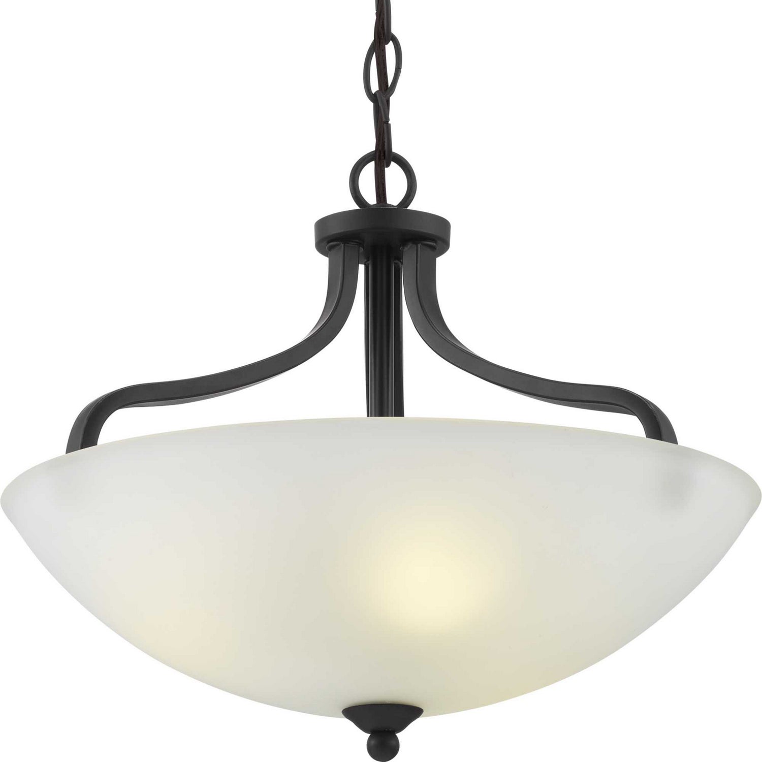 Progress Lighting - P350136-020 - Three Light Semi-Flush Mount - Laird - Antique Bronze