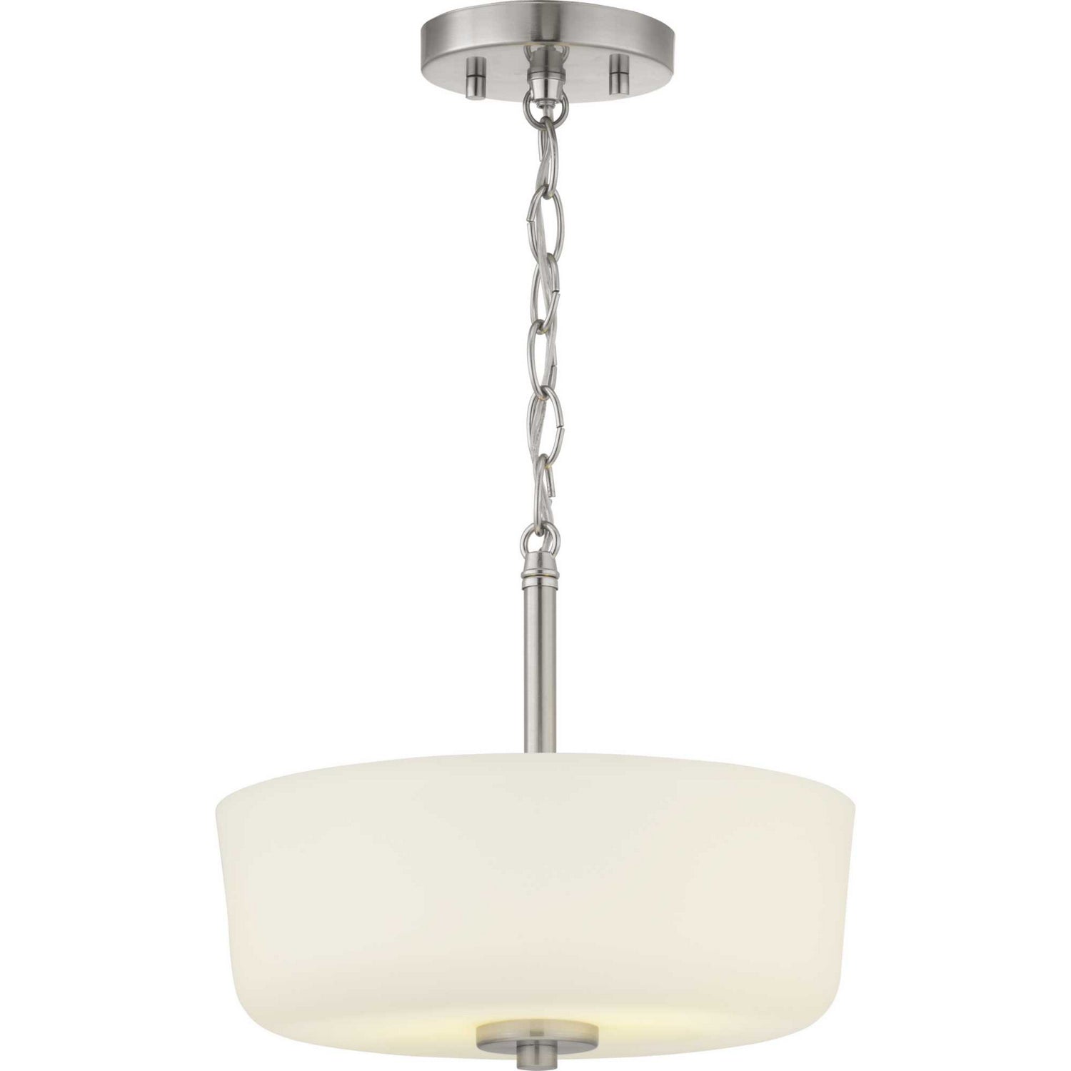 Progress Lighting - P350137-009 - Two Light Semi-Flush Convertible - Tobin - Brushed Nickel