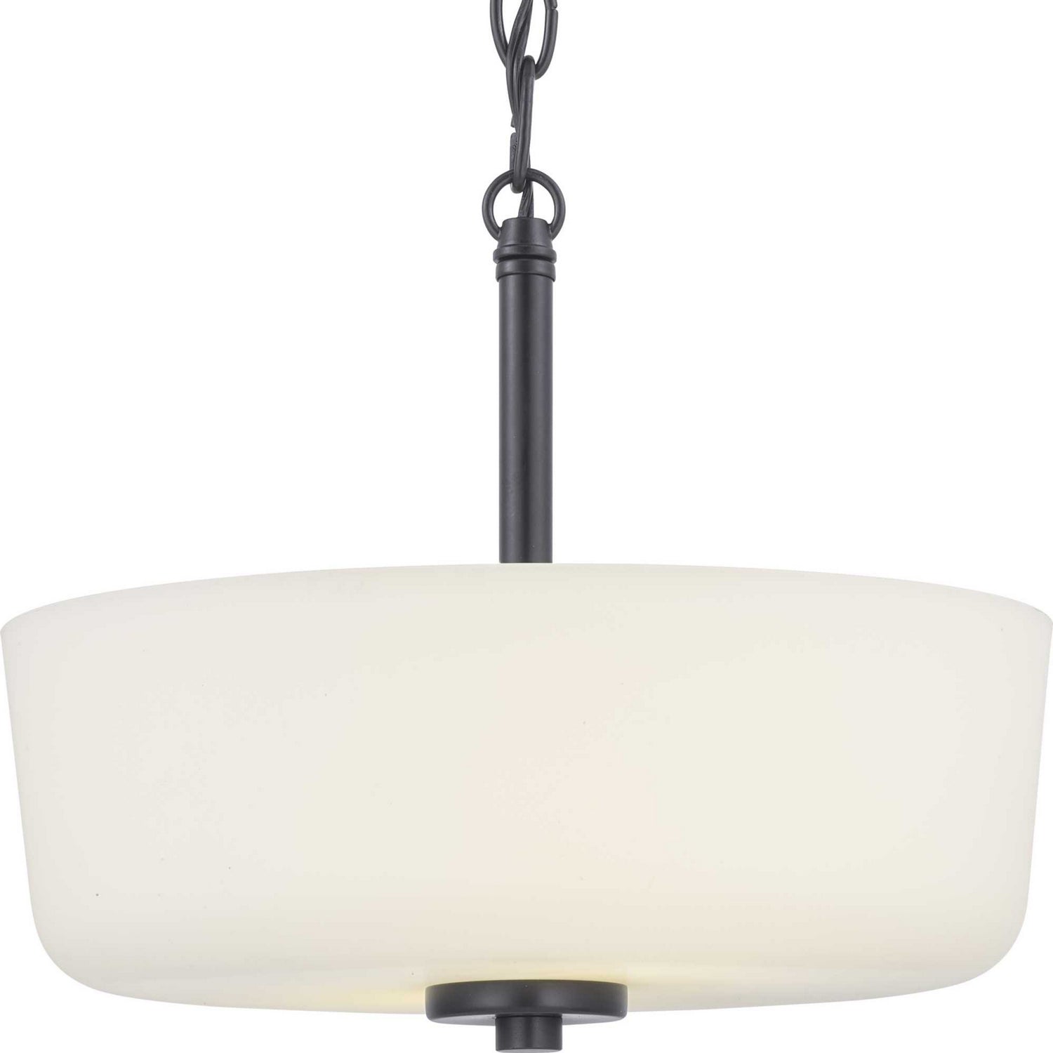 Progress Lighting - P350137-031 - Two Light Semi-Flush Convertible - Tobin - Black