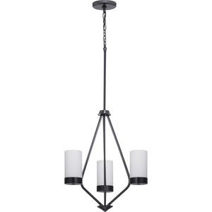 Progress Lighting - P400021-031 - Three Light Chandelier - Elevate - Black