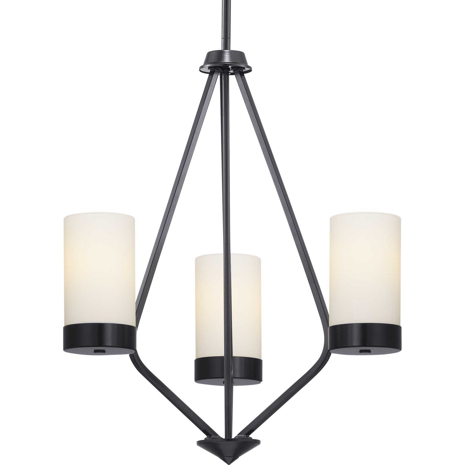 Progress Lighting - P400021-031 - Three Light Chandelier - Elevate - Black