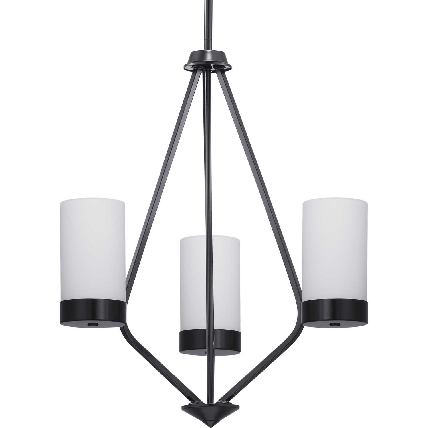 Progress Lighting - P400021-031 - Three Light Chandelier - Elevate - Black