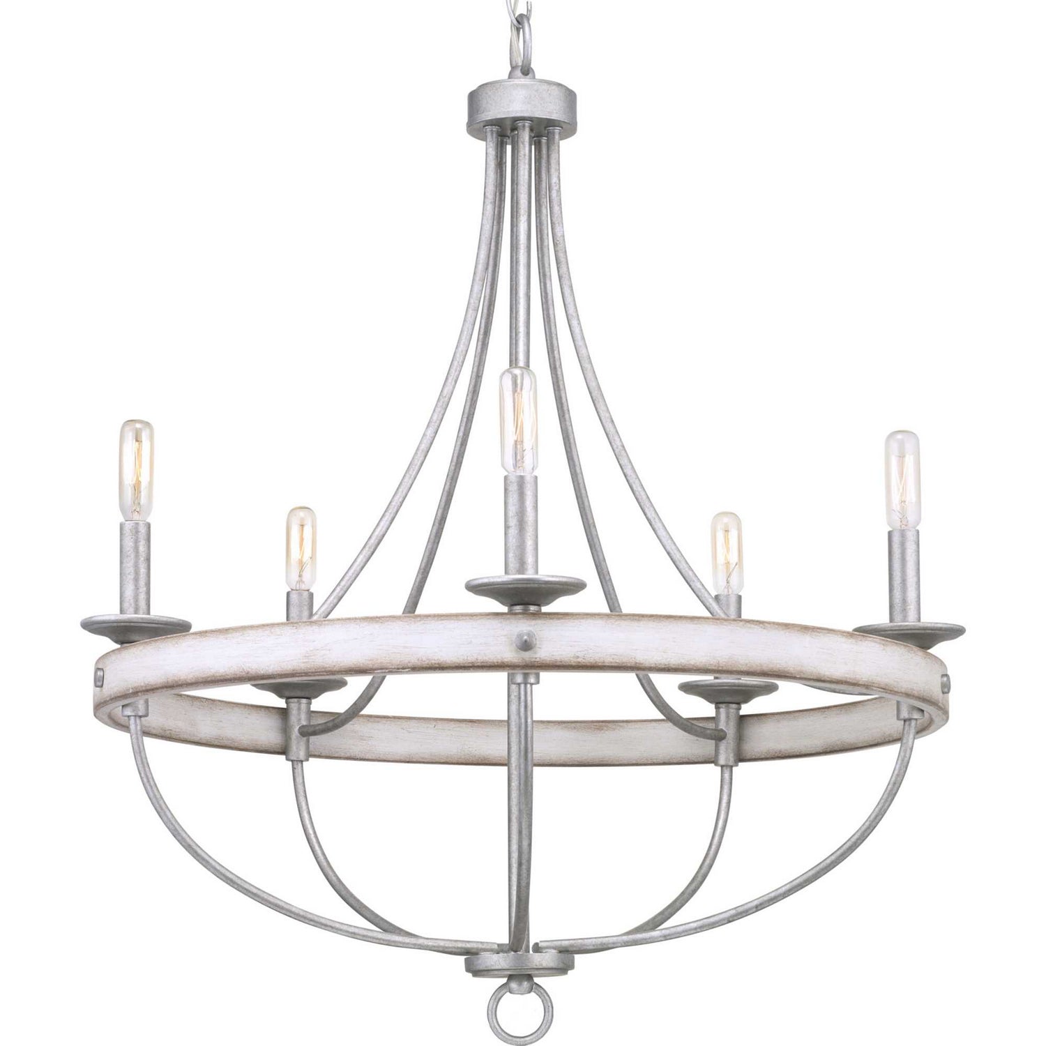 Progress Lighting - P400158-141 - Five Light Chandelier - Gulliver - Galvanized Finish