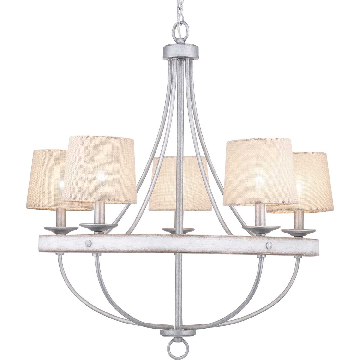 Progress Lighting - P400158-141 - Five Light Chandelier - Gulliver - Galvanized Finish