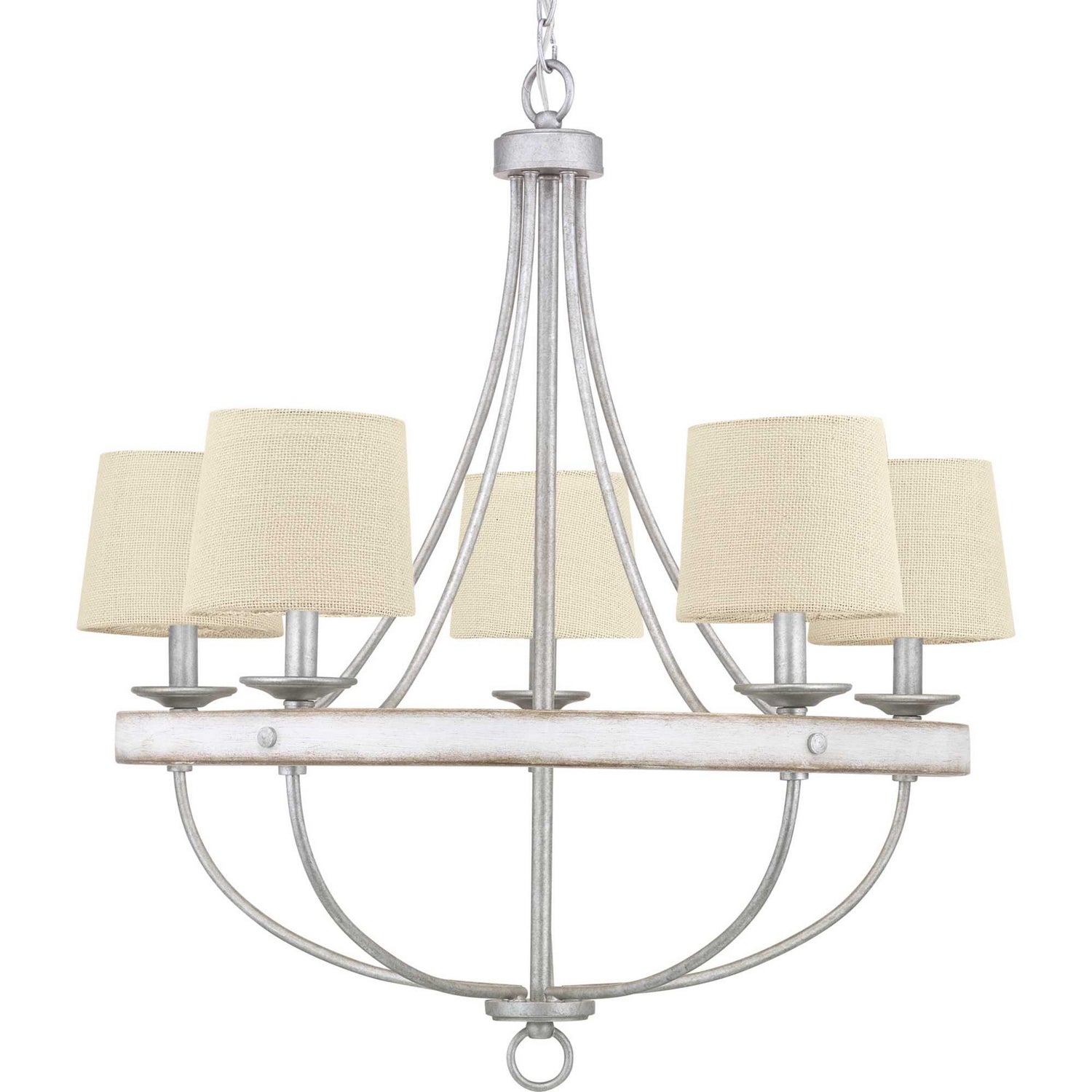 Progress Lighting - P400158-141 - Five Light Chandelier - Gulliver - Galvanized Finish