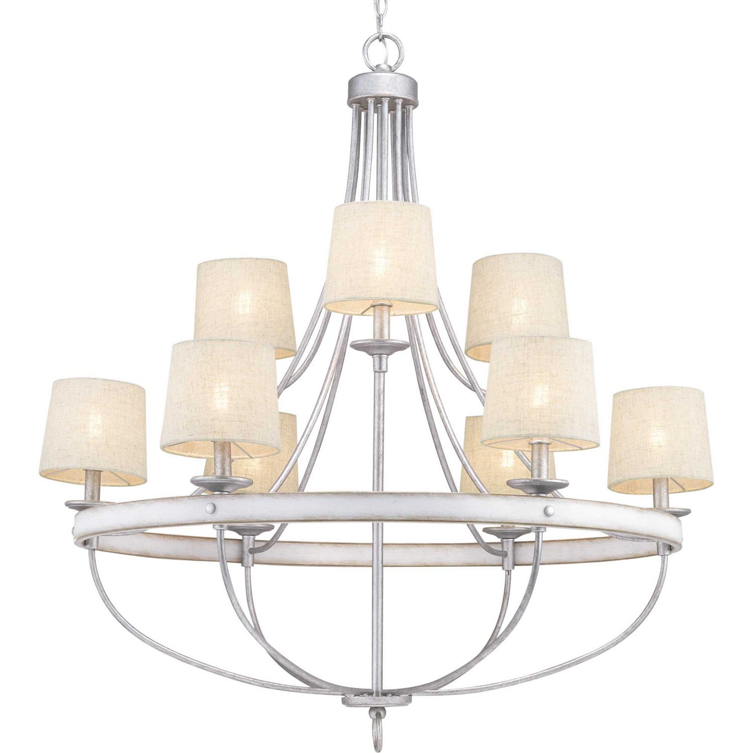 Progress Lighting - P400159-141 - Nine Light Chandelier - Gulliver - Galvanized Finish