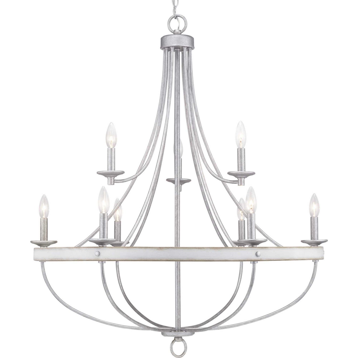 Progress Lighting - P400159-141 - Nine Light Chandelier - Gulliver - Galvanized Finish