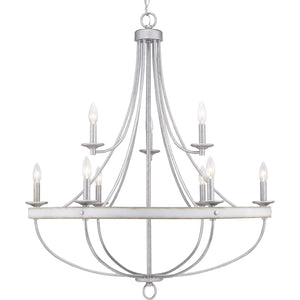 Progress Lighting - P400159-141 - Nine Light Chandelier - Gulliver - Galvanized Finish