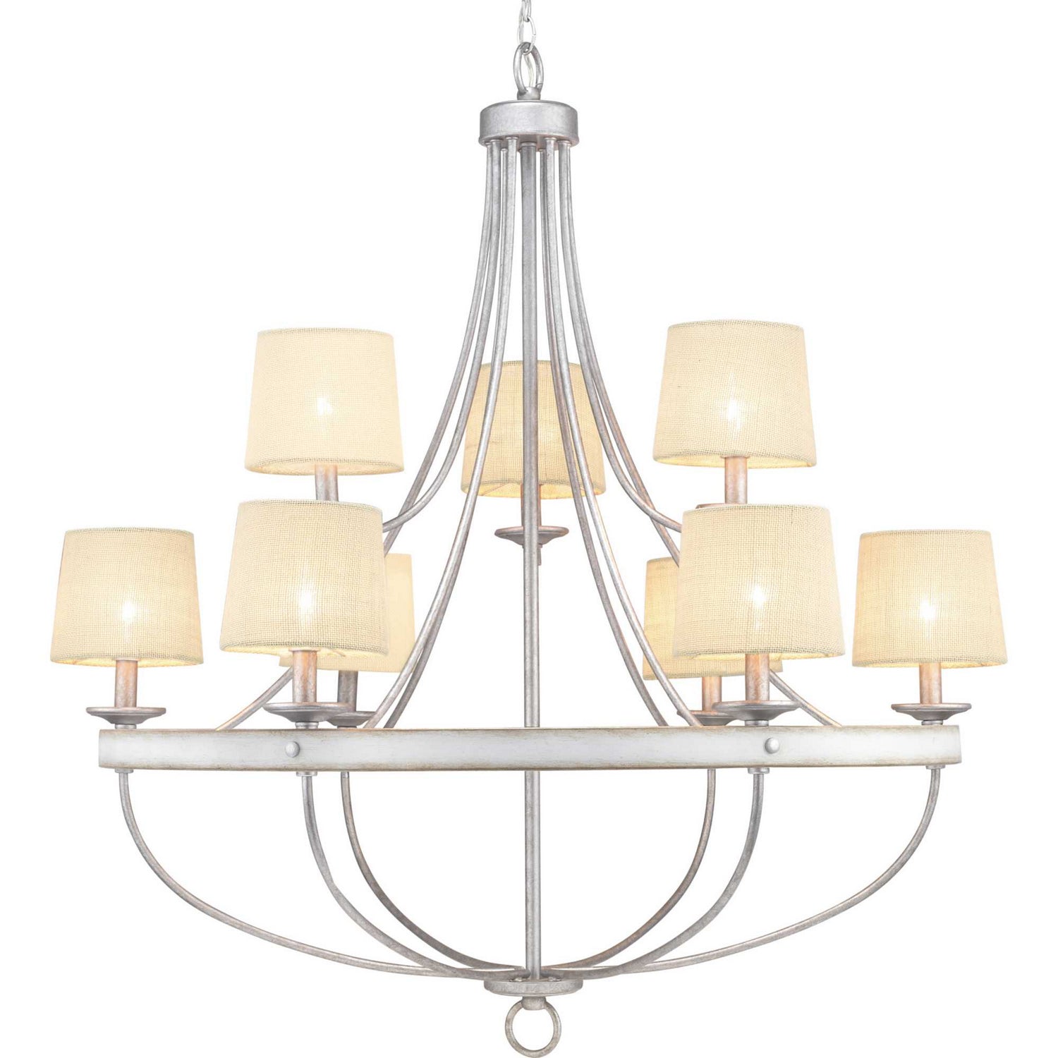 Progress Lighting - P400159-141 - Nine Light Chandelier - Gulliver - Galvanized Finish