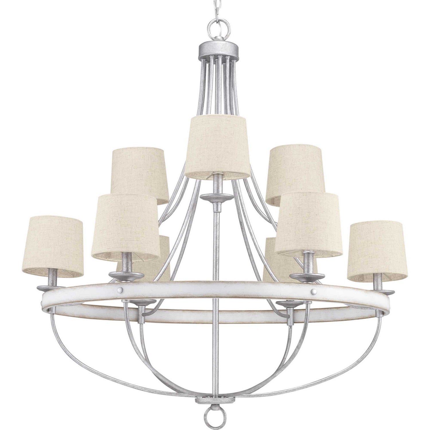 Progress Lighting - P400159-141 - Nine Light Chandelier - Gulliver - Galvanized Finish