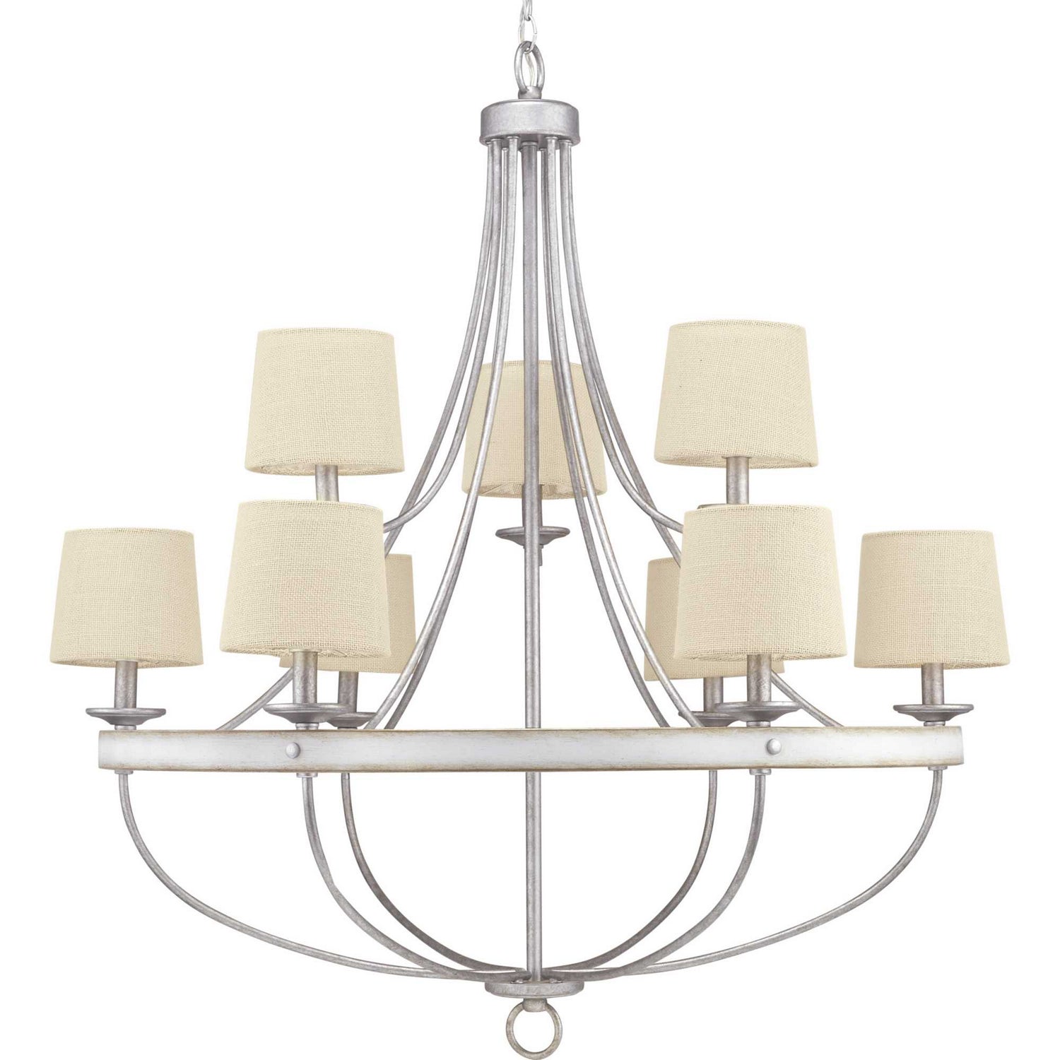 Progress Lighting - P400159-141 - Nine Light Chandelier - Gulliver - Galvanized Finish