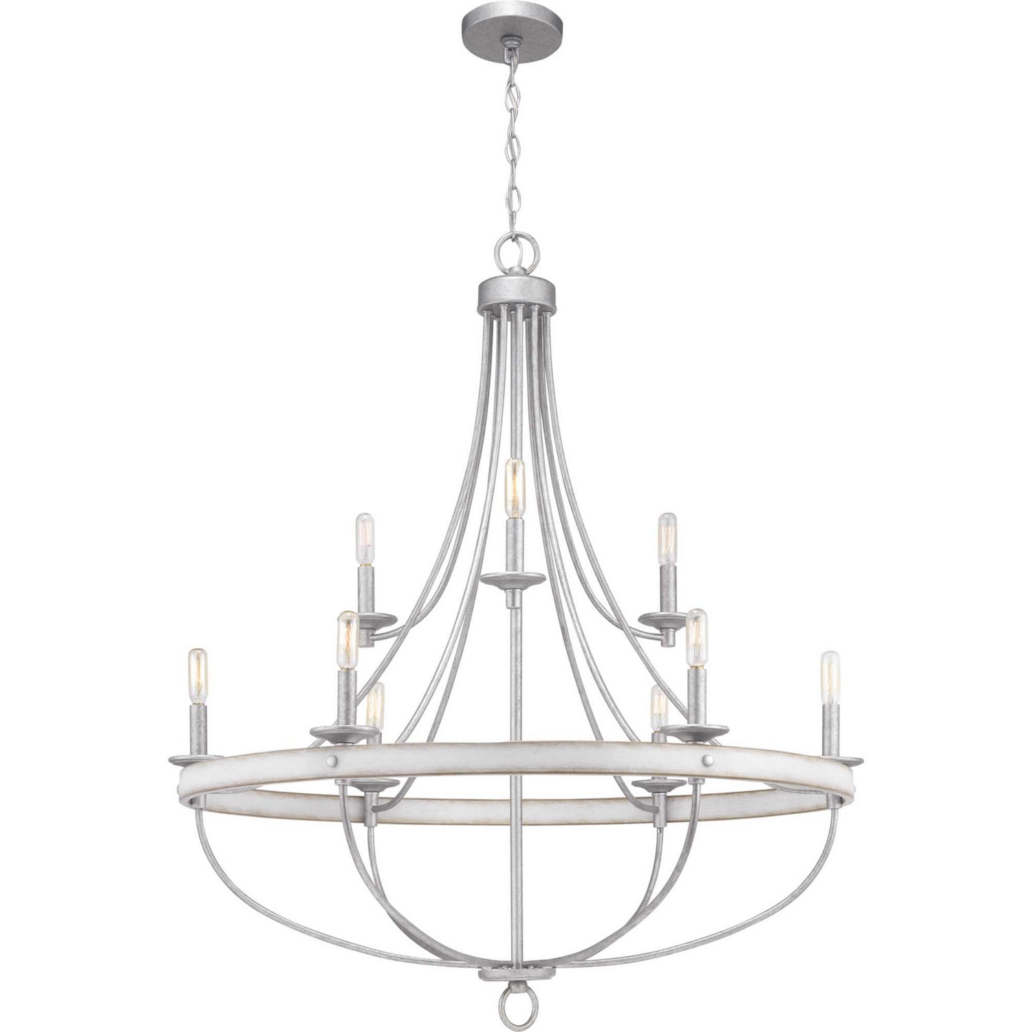 Progress Lighting - P400159-141 - Nine Light Chandelier - Gulliver - Galvanized Finish