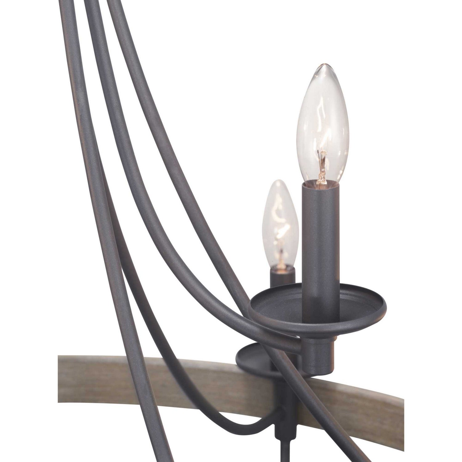 Progress Lighting - P400159-143 - Nine Light Chandelier - Gulliver - Graphite