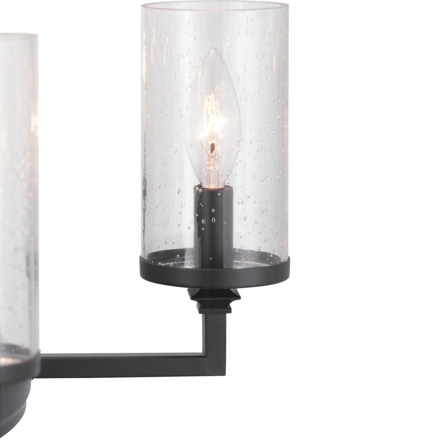 Progress Lighting - P400164-143 - Six Light Chandelier - Gresham - Graphite