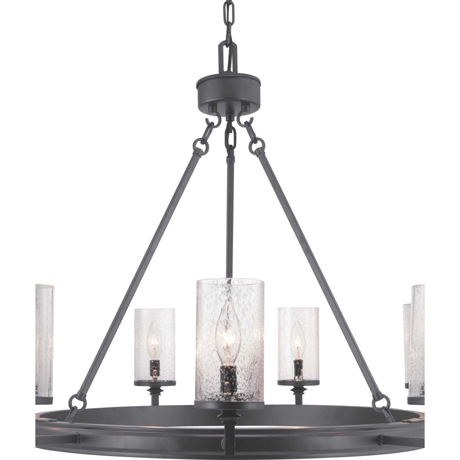 Progress Lighting - P400165-143 - Nine Light Chandelier - Gresham - Graphite