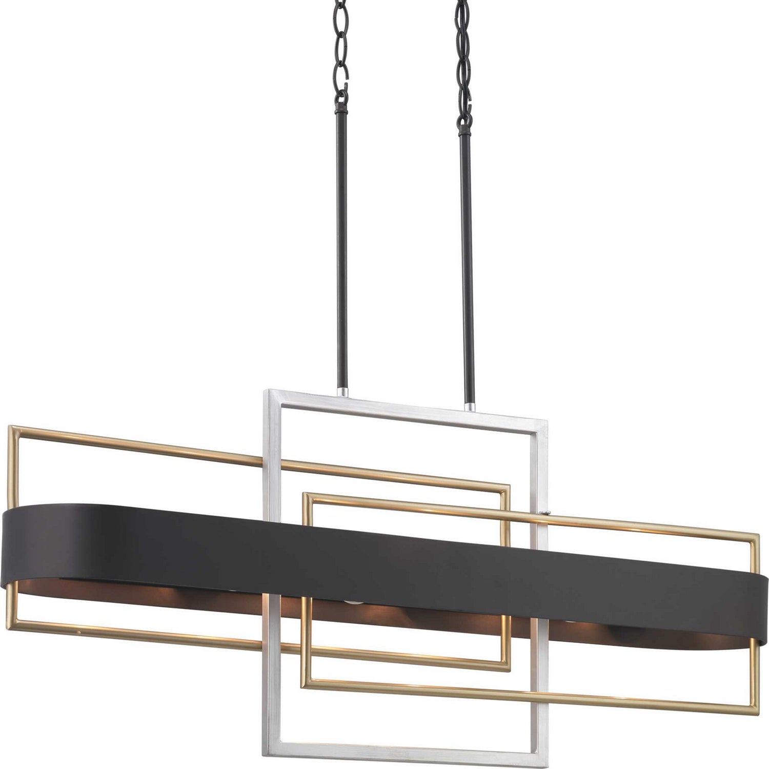 Progress Lighting - P400170-031 - Six Light Island Pendant - Adagio - Black