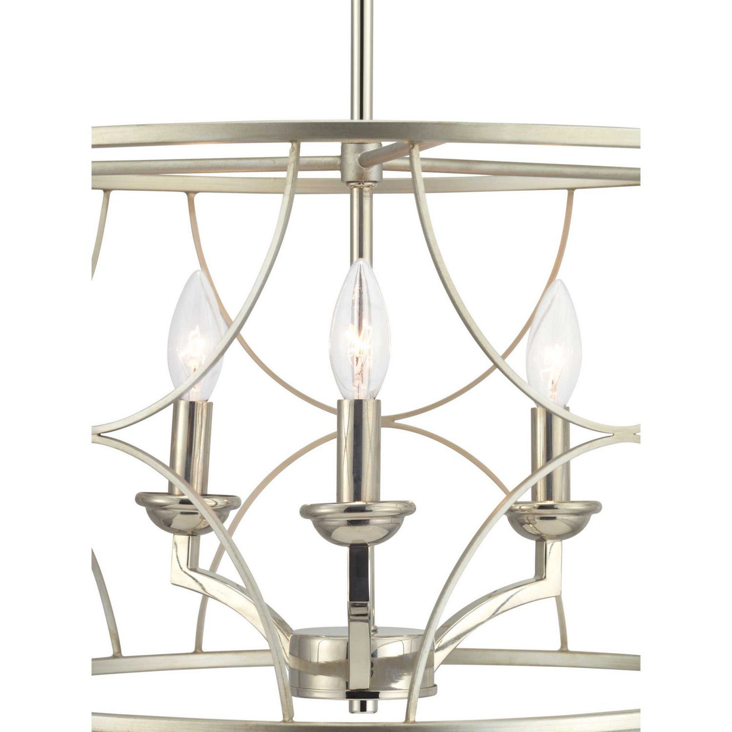 Progress Lighting - P400177-134 - Three Light Chandelier - Landree - Silver Ridge