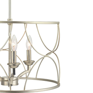 Progress Lighting - P400177-134 - Three Light Chandelier - Landree - Silver Ridge