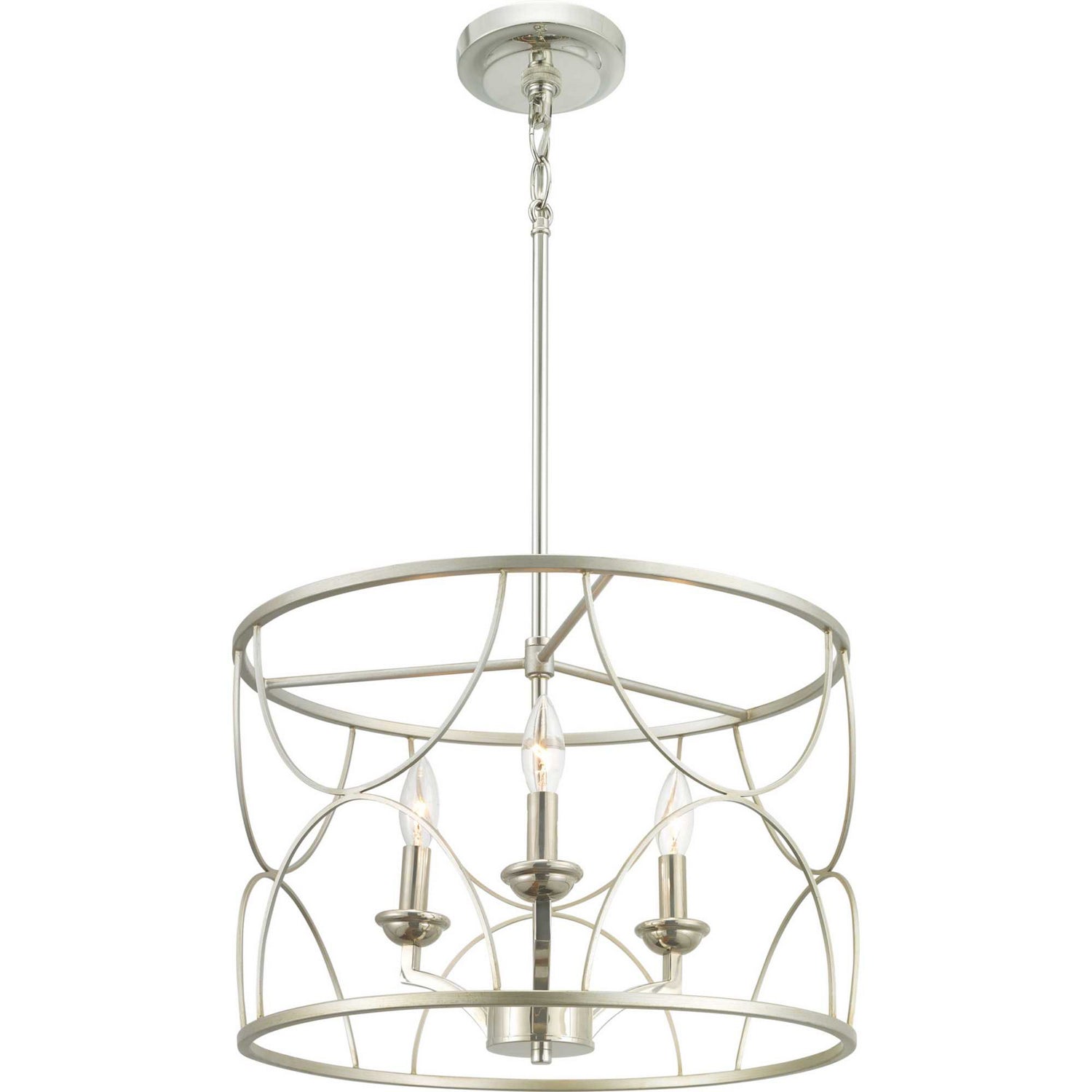 Progress Lighting - P400177-134 - Three Light Chandelier - Landree - Silver Ridge