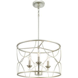 Progress Lighting - P400177-134 - Three Light Chandelier - Landree - Silver Ridge