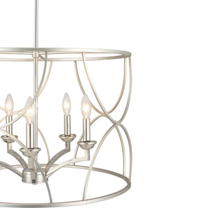 Progress Lighting - P400178-134 - Five Light Chandelier - Landree - Silver Ridge