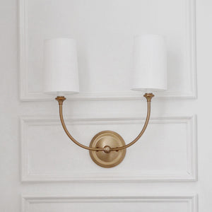 Crystorama - 2242-VG - Two Light Wall Sconce - Sylvan - Vibrant Gold