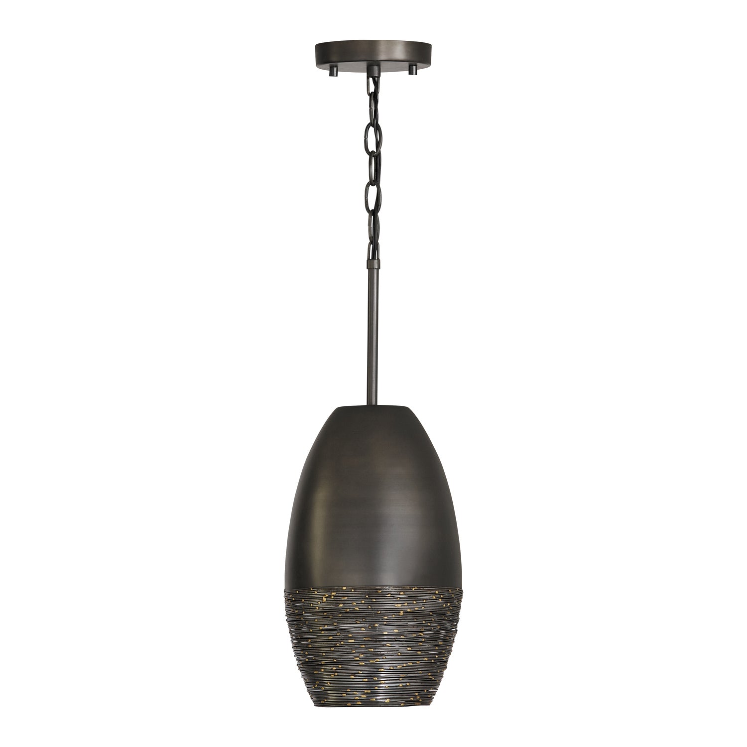 Capital Lighting - 335111GI - One Light Pendant - Sana - Grey Iron