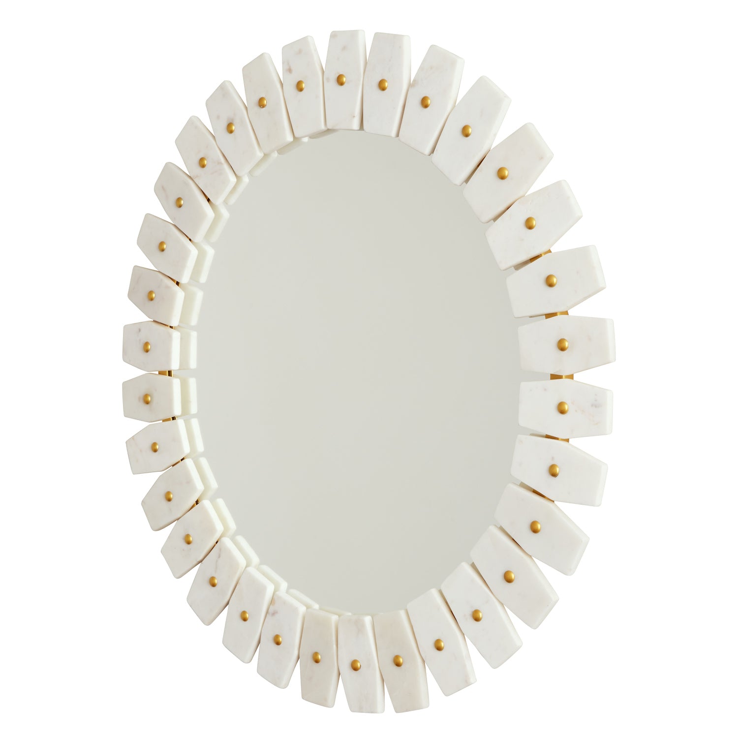 Capital Lighting - 735404MM - Mirror - Mirror - Marble with Brushed Brass Metal