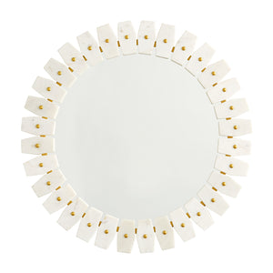 Capital Lighting - 735404MM - Mirror - Mirror - Marble with Brushed Brass Metal