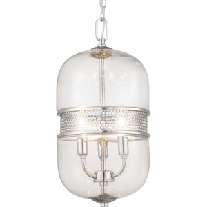 Progress Lighting - P500156-015 - Three Light Pendant - Cayce - Polished Chrome