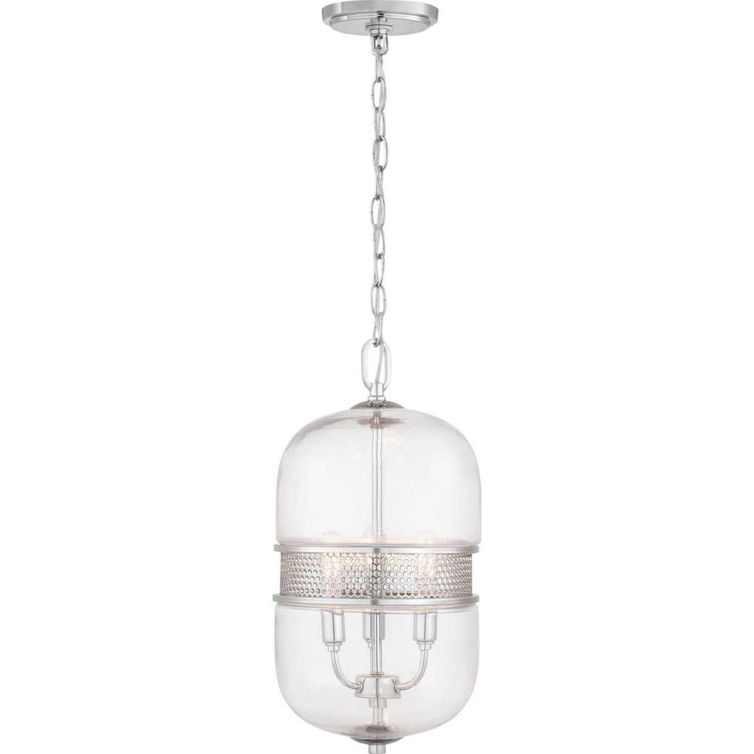 Progress Lighting - P500156-015 - Three Light Pendant - Cayce - Polished Chrome