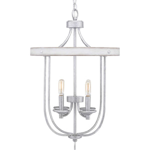 Progress Lighting - P500157-141 - Four Light Foyer Pendant - Gulliver - Galvanized Finish