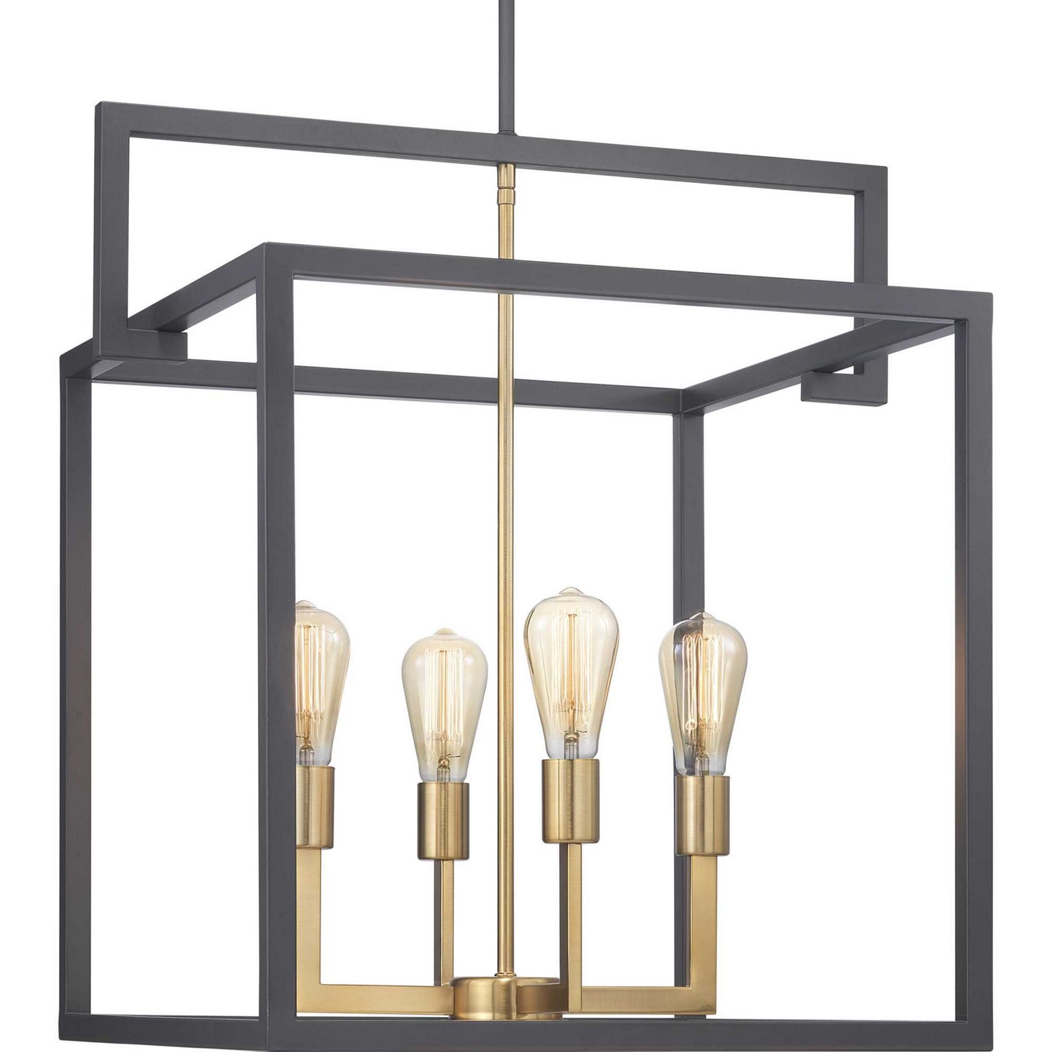 Progress Lighting - P500168-143 - Four Light Pendant - Blakely - Graphite