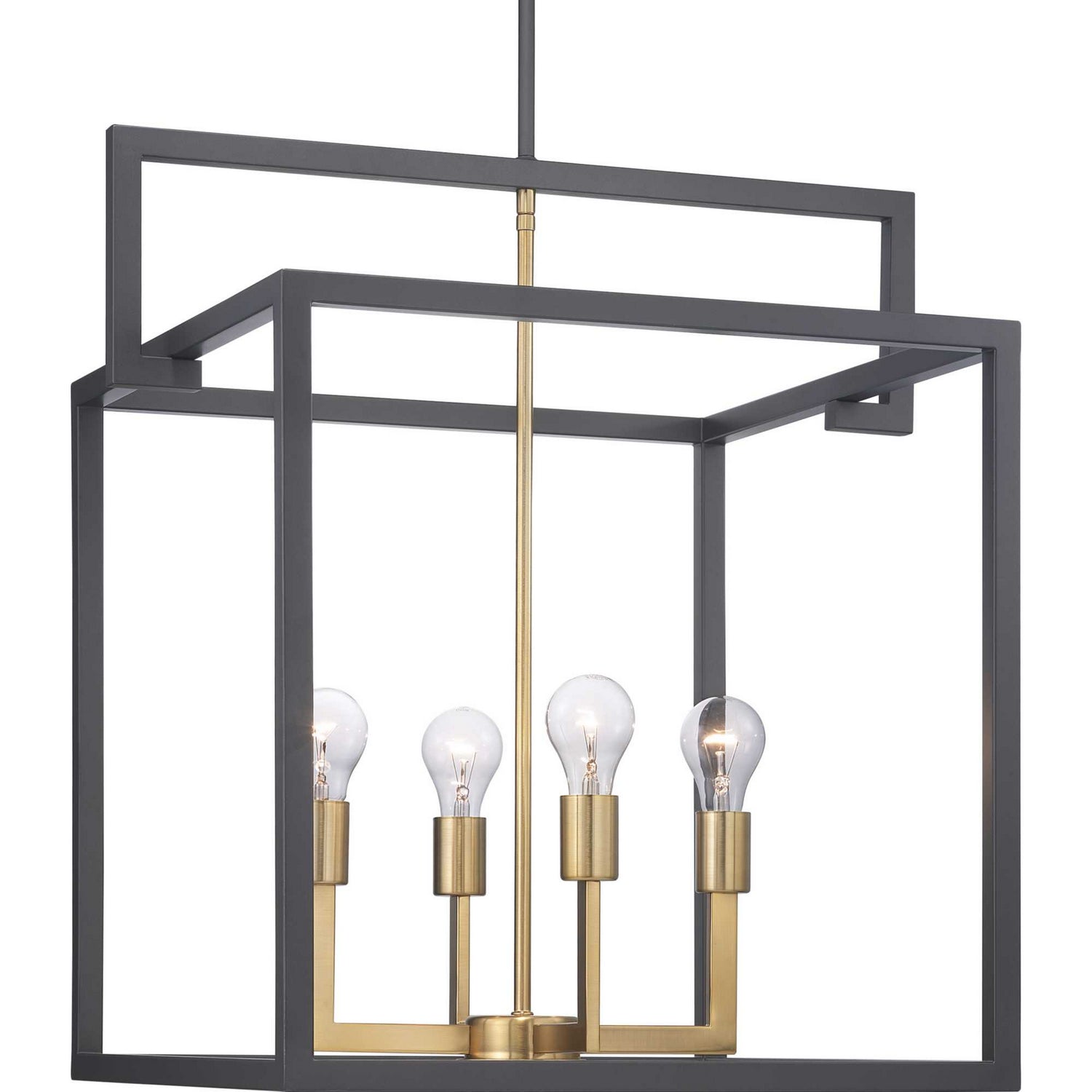 Progress Lighting - P500168-143 - Four Light Pendant - Blakely - Graphite