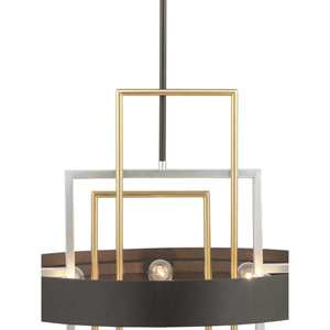 Progress Lighting - P500174-031 - Six Light Pendant - Adagio - Black