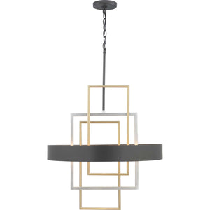 Progress Lighting - P500174-031 - Six Light Pendant - Adagio - Black