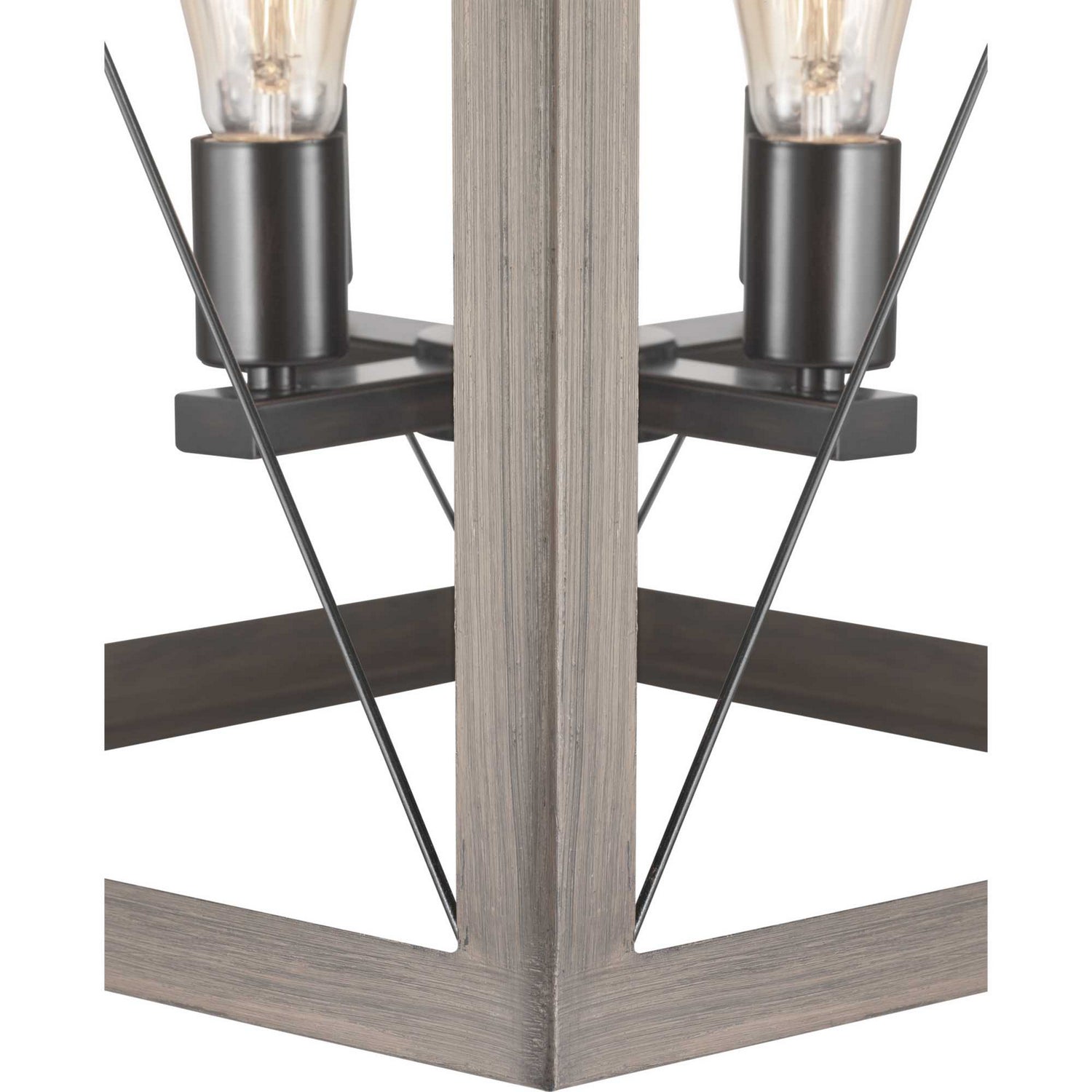 Progress Lighting - P500178-020 - Four Light Foyer Pendant - Briarwood - Antique Bronze