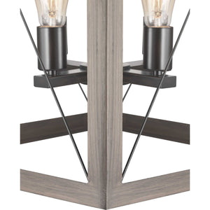 Progress Lighting - P500178-020 - Four Light Foyer Pendant - Briarwood - Antique Bronze