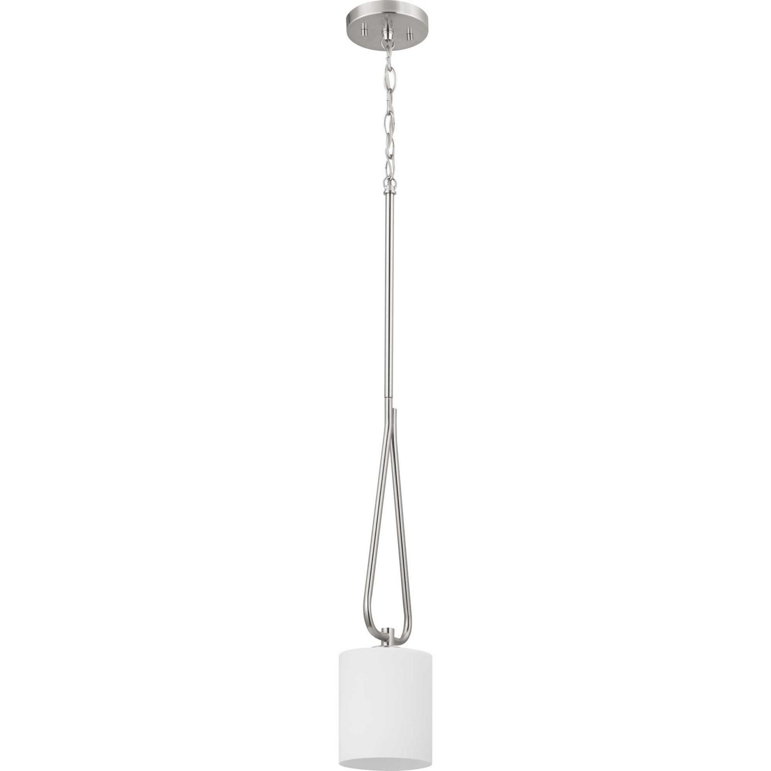 Progress Lighting - P500180-009 - One Light Mini-Pendant - Tobin - Brushed Nickel