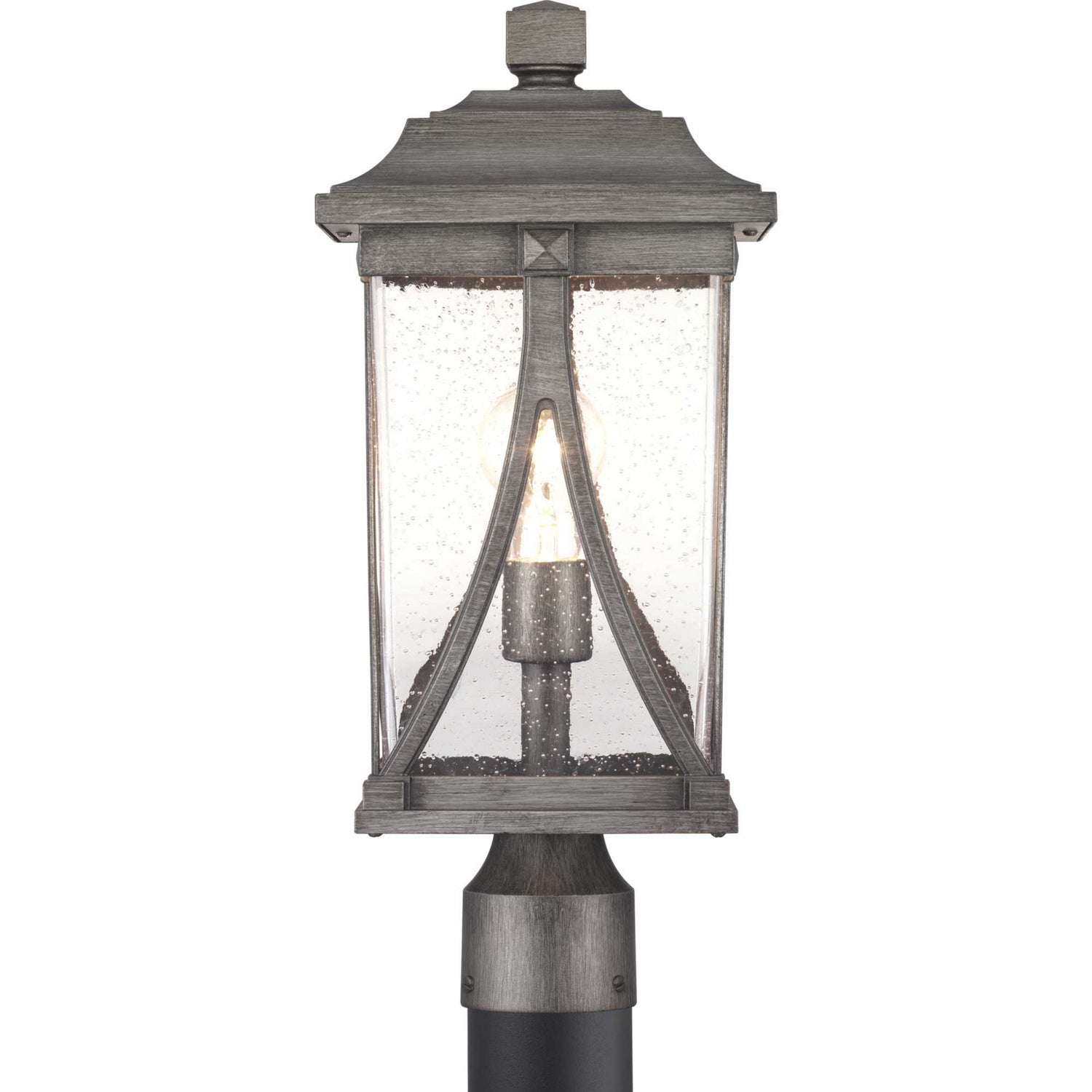 Progress Lighting - P540011-103 - One Light Post Lantern - Abbott - Antique Pewter