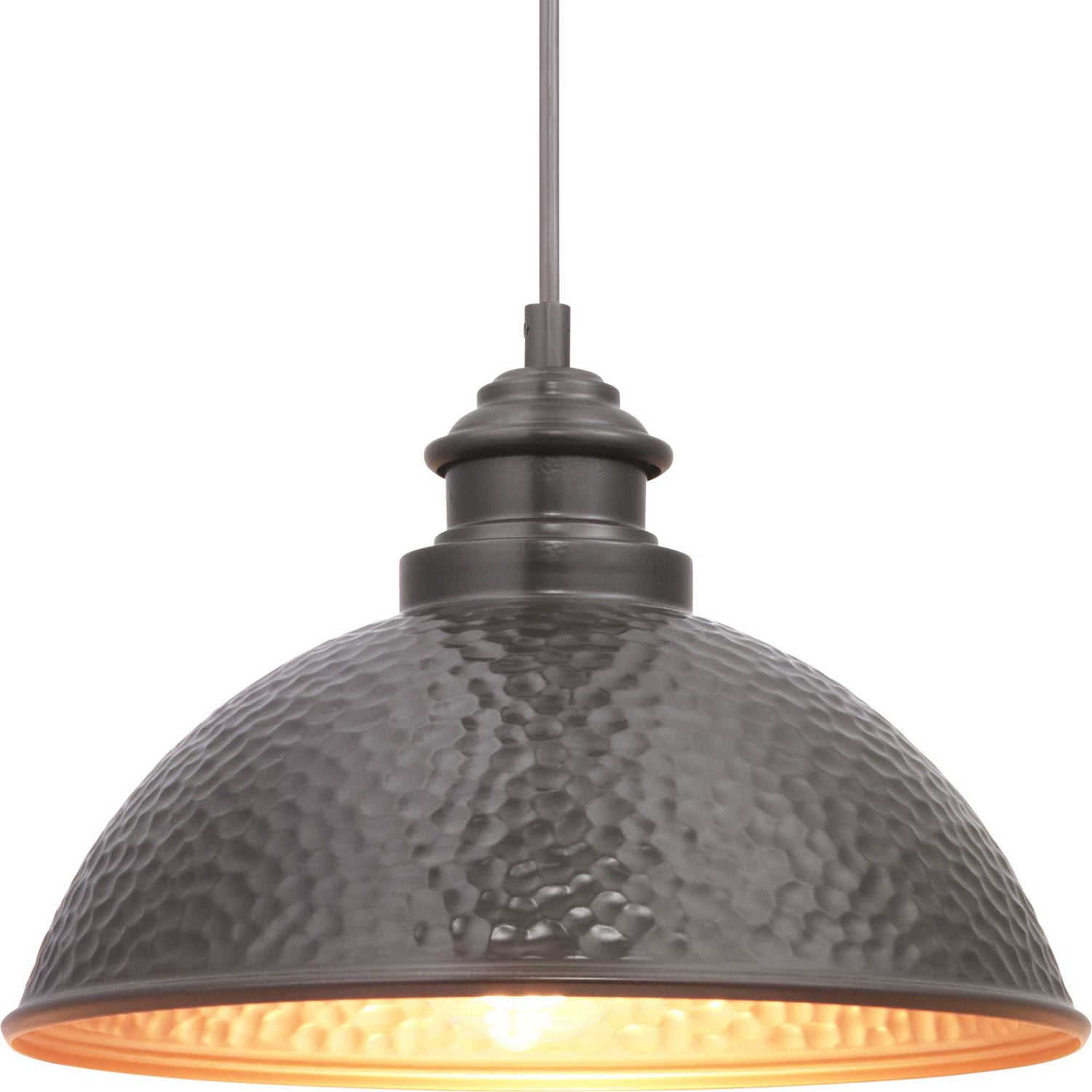 Progress Lighting - P550032-020 - One Light Hanging Lantern - Englewood - Antique Bronze