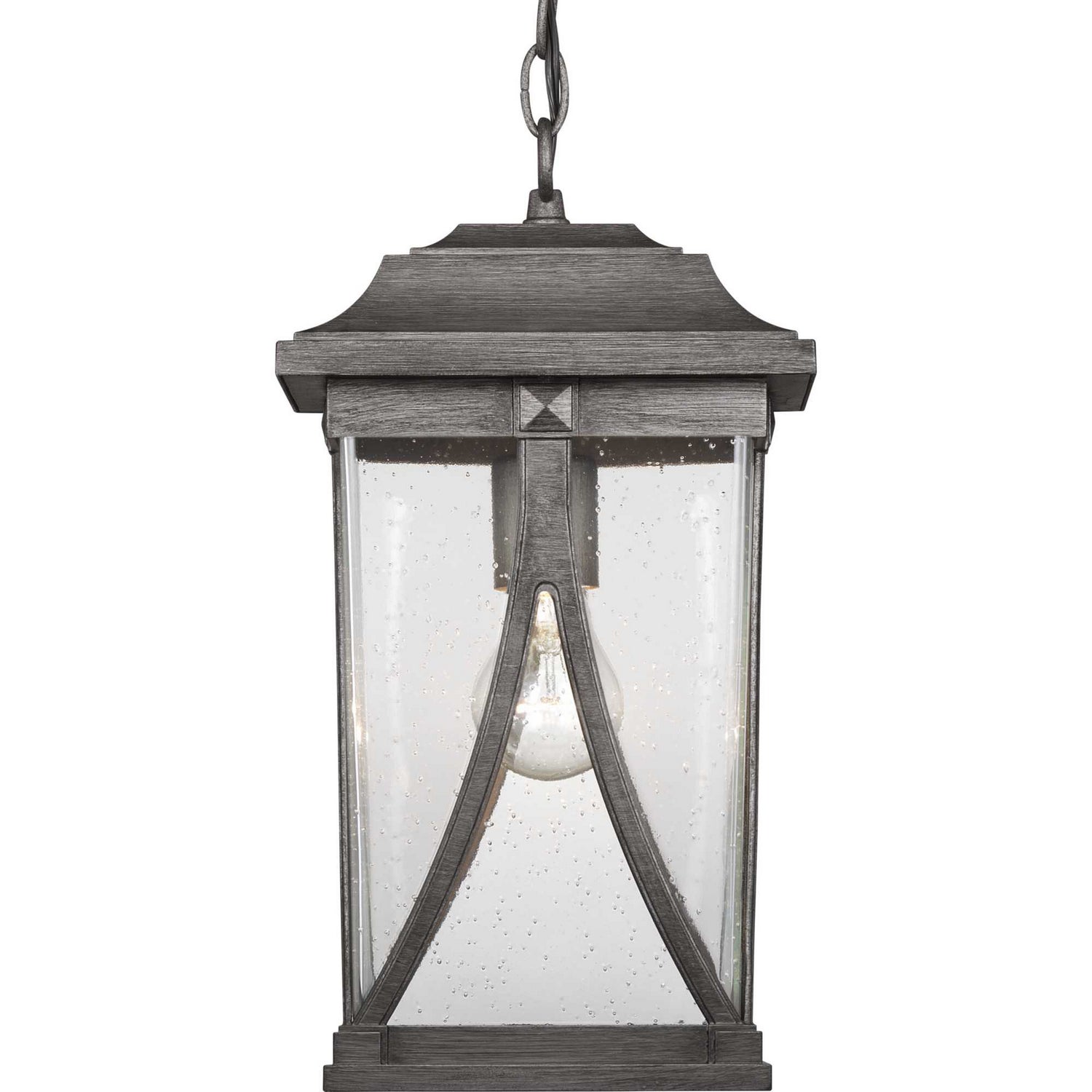 Progress Lighting - P550040-103 - One Light Hanging Lantern - Abbott - Antique Pewter