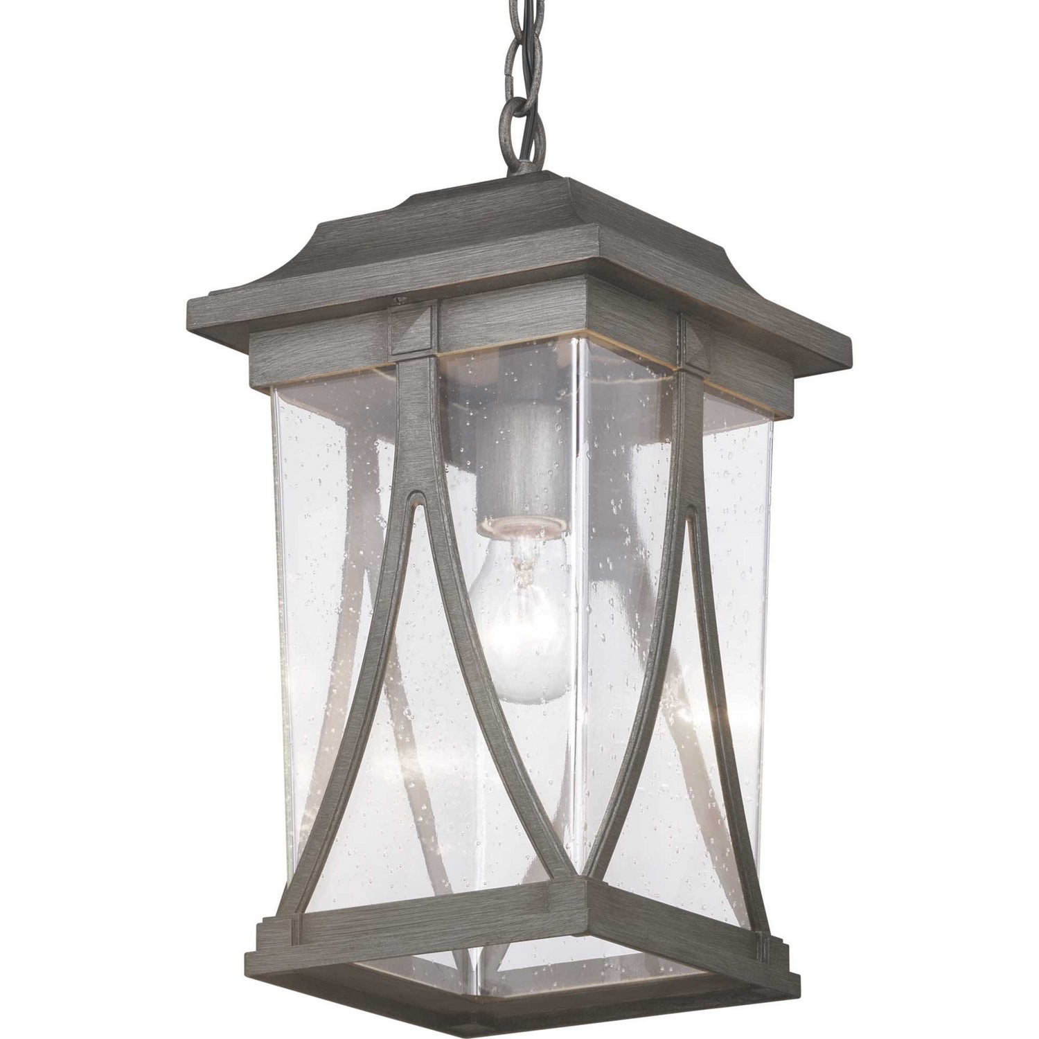 Progress Lighting - P550040-103 - One Light Hanging Lantern - Abbott - Antique Pewter